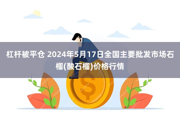 杠杆被平仓 2024年5月17日全国主要批发市场石榴(酸石榴)价格行情