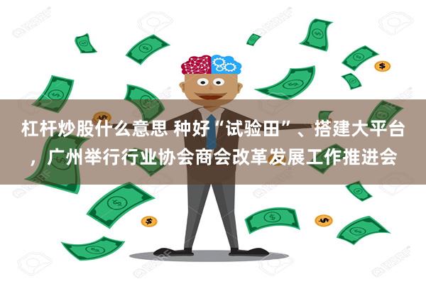 杠杆炒股什么意思 种好“试验田”、搭建大平台，广州举行行业协会商会改革发展工作推进会